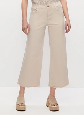Wide Leg Culotte Jeans