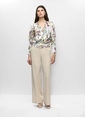 Haut froncé et pantalon Soho