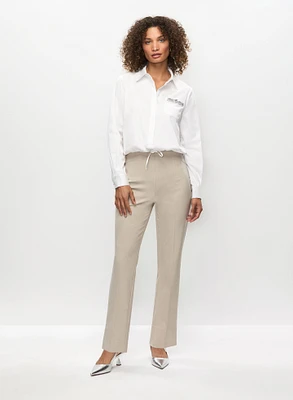 Chemisier à détails cristaux et pantalon à pinces
