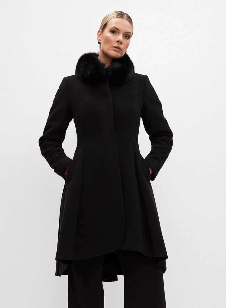 Mallia - Manteau en mélange de laine et cachemire