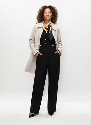 Trench en tricotine et pantalon Soho