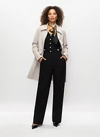 Trench en tricotine et pantalon Soho