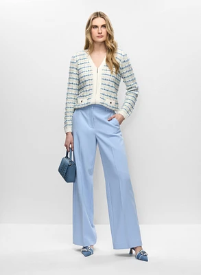 Cardigan rayé et pantalon Soho