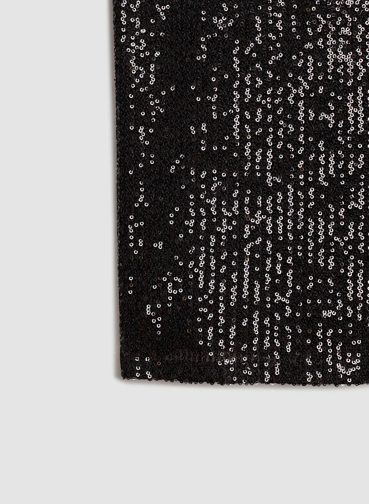 Sleeveless Sequin Top