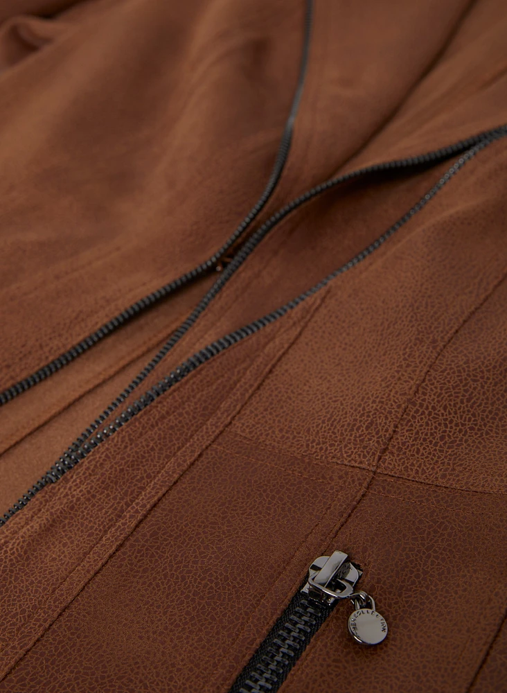 Vex - Veste style redingote en faux suède