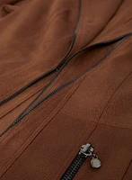 Vex - Veste style redingote en faux suède
