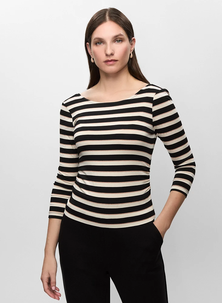 Glitter Striped Tee