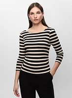 Glitter Striped Tee