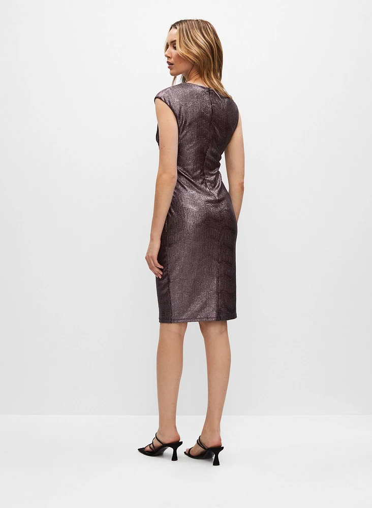Robe effet portefeuille scintillante