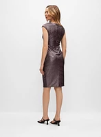 Robe effet portefeuille scintillante