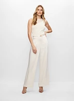 Camisole illusion et pantalon à ceinture