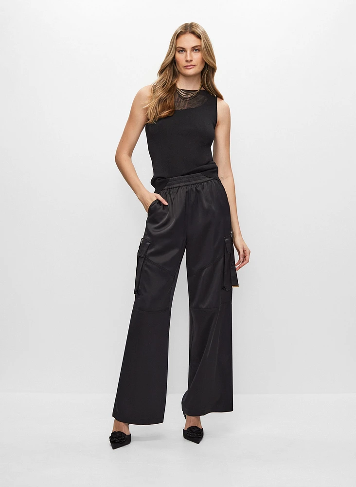 Camisole illusion et pantalon cargo