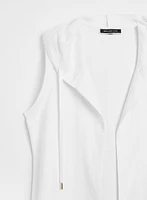 Sleeveless Linen Duster