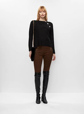 Pull à boutons fantaisie et legging Kayla