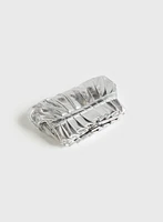 Pleated Metallic Clutch