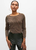 Pantalon à jambe étroite en cuir végane