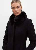 Mallia - Manteau en mélange de laine et cachemire