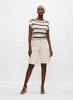 Denim Bermuda Shorts