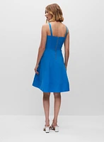 Thin Strap Fit & Flare Dress