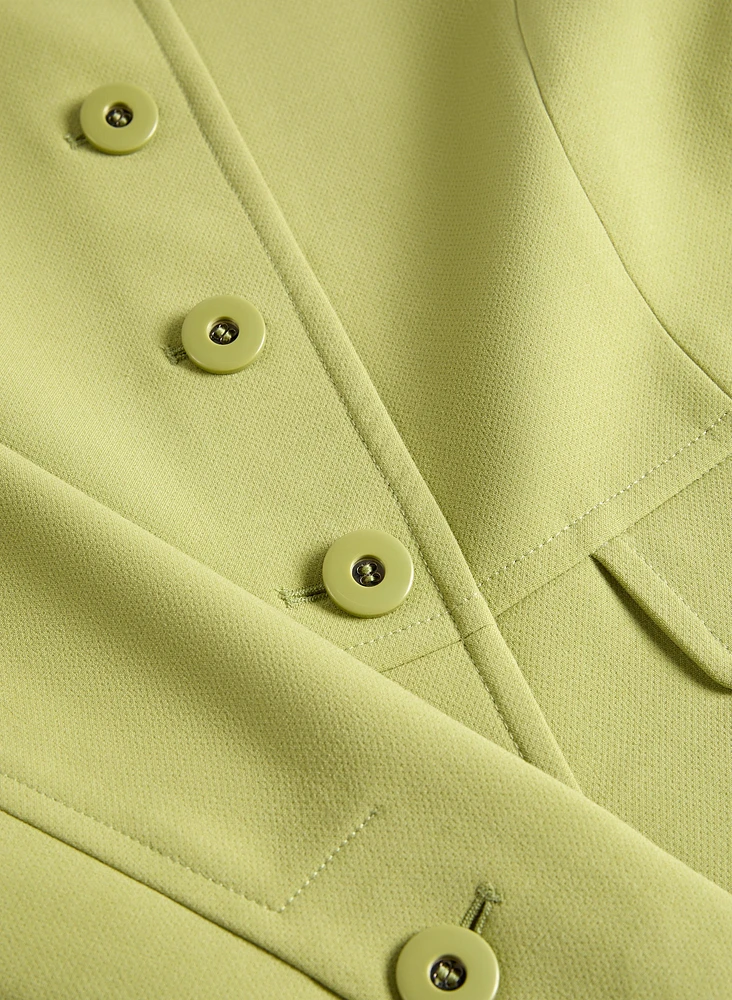 Trench en tricotine avec poches