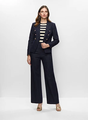 Veste en denim et pantalon large