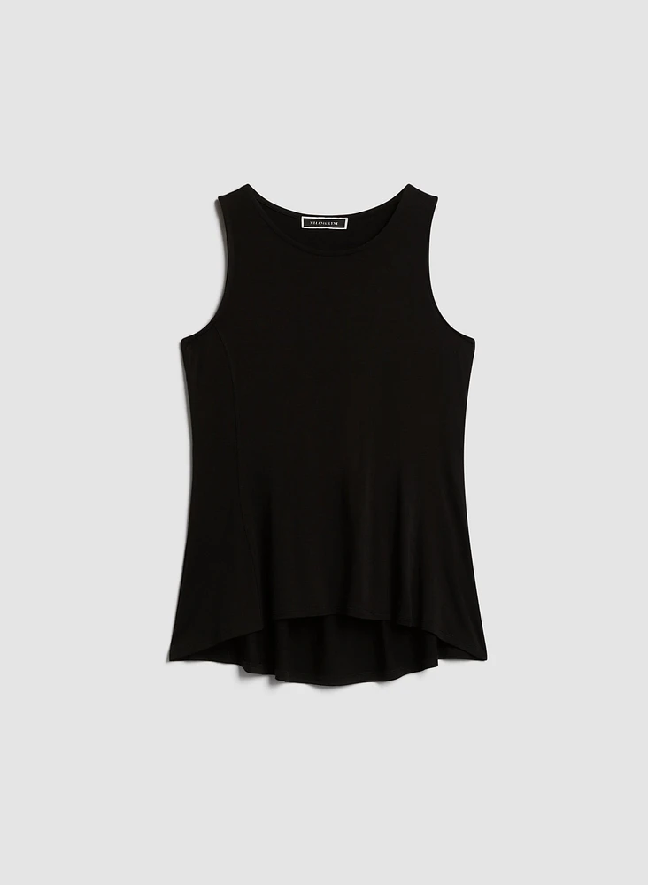 Sleeveless Fit & Flare Top