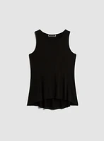 Sleeveless Fit & Flare Top