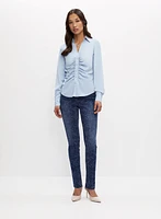 Leaf Print Jeans