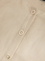 Robe tunique à boutons
