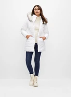 Manteau matelassé à capuchon