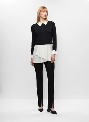 Haut illusion et pantalon droit
