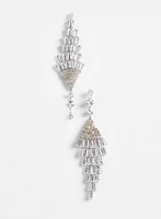 Boucles d'oreilles chandelier à cascade de baguettes