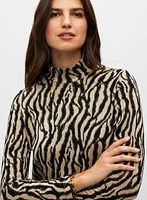 Animal Motif Jacquard Tunic