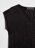 Metallic Zebra Motif Tee