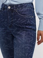 Leaf Print Jeans