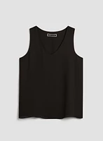 Sleeveless V-Neck Blouse