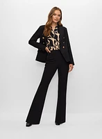 Abstract Floral Motif Tunic