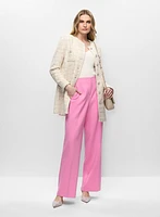 Veste en tissu bouclé et pantalon Soho