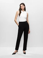 Pull sans manches et pantalon droit