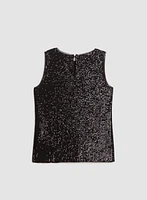 Sleeveless Sequin Top