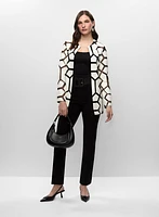Veste à motif géométrique et pantalon à enfiler