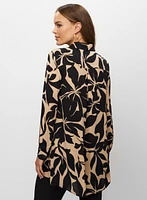 Abstract Floral Motif Tunic