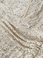 Sequin Peplum Top