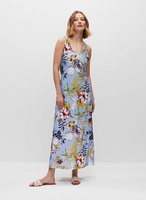 Floral Print Maxi Dress