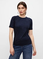 Studded Short Sleeve Tee