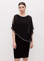 Joseph Ribkoff - Robe à poncho asymétrique