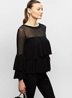 Tiered Ruffle Illusion Top