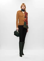 Pull à boutons et pantalon droit