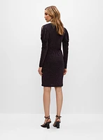 Robe scintillante à épaules dénudées