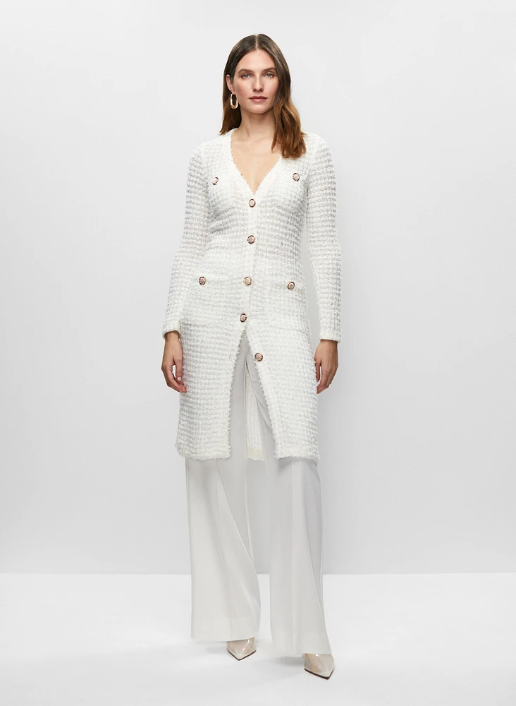 Cardigan long et pantalon large